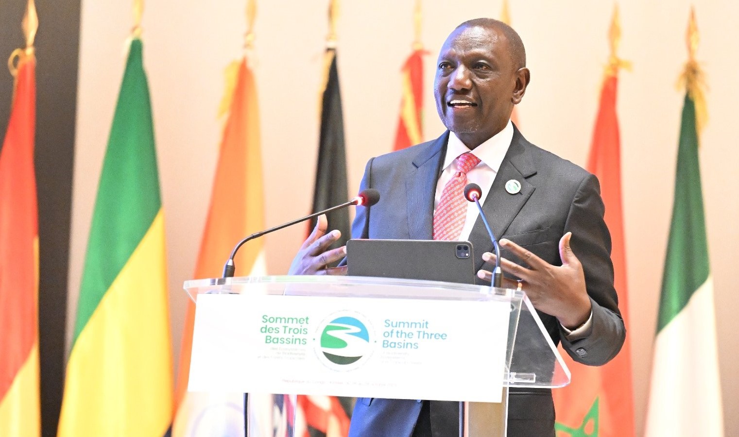 President Ruto in Brazzaville for Climate Change Summit