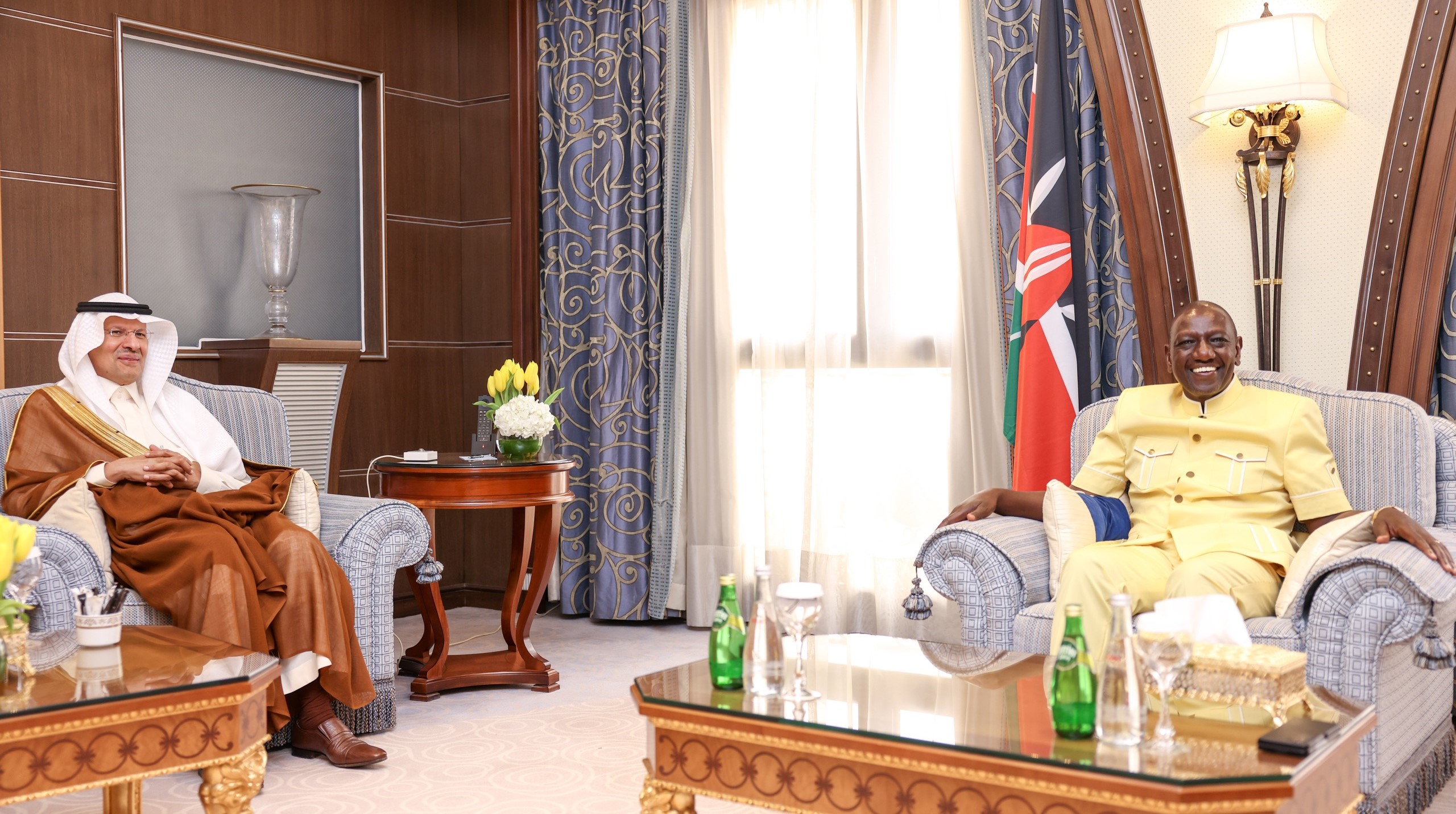 President Ruto and Salva Kiir Meet in Riyadh Summit