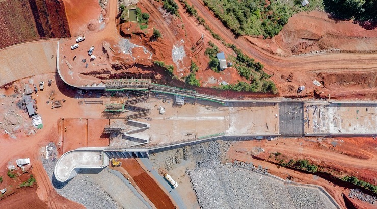 Water CS Inspects Gatundu’s Karimenu Dam