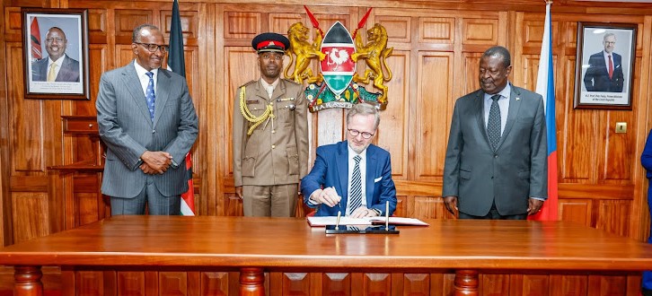 Czech Prime Minister Petr Fiala Embarks on a 3-Day Official Visit to Kenya