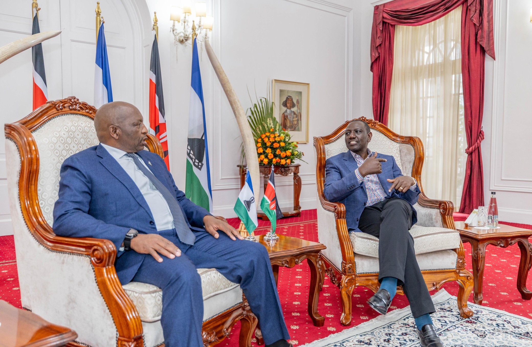 President Ruto and Lesotho PM Discuss Youth Empowerment and Bilateral Ties at State House Meeting