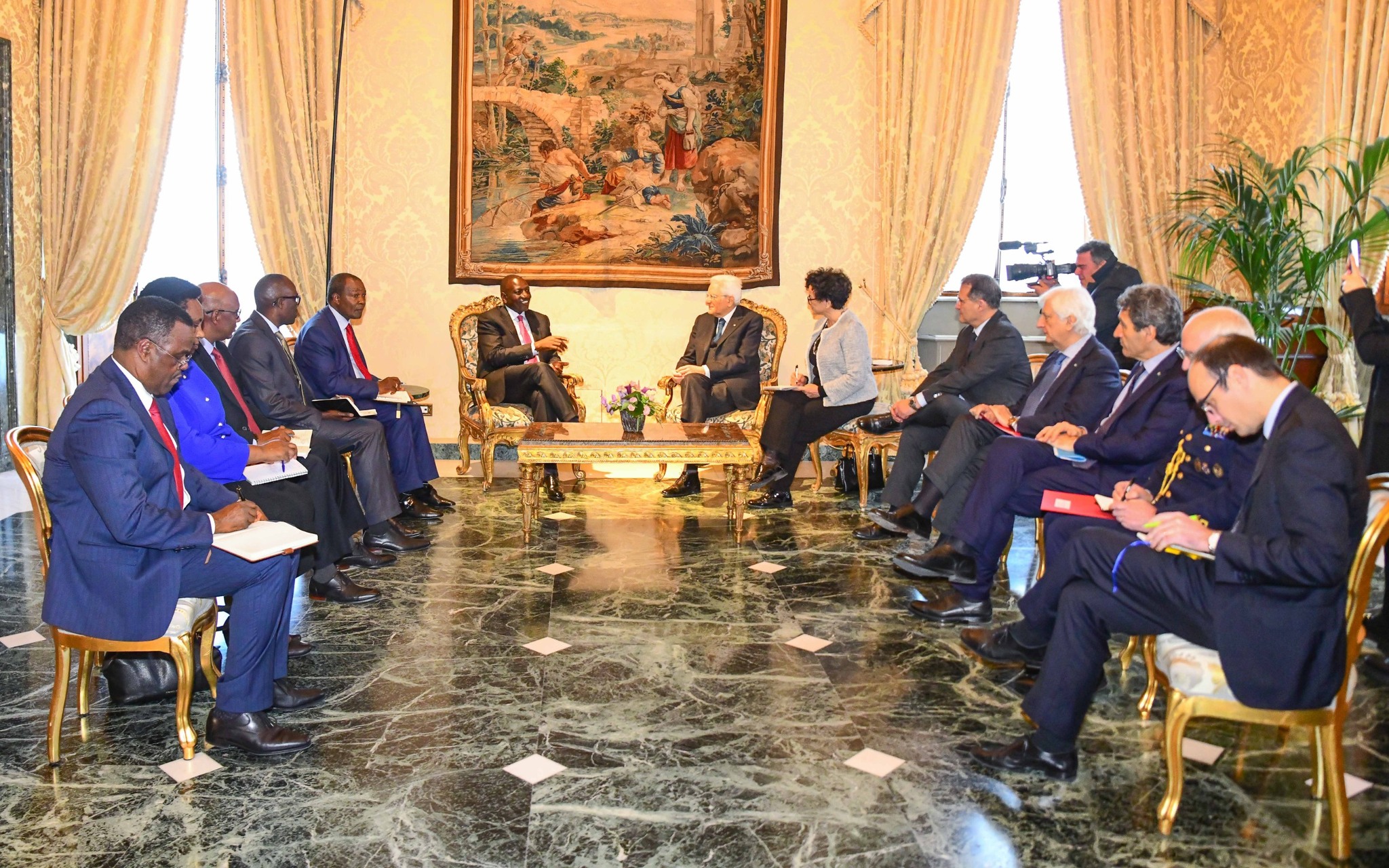 President Ruto Calls for Peace in Africa at Italy-Africa Summit