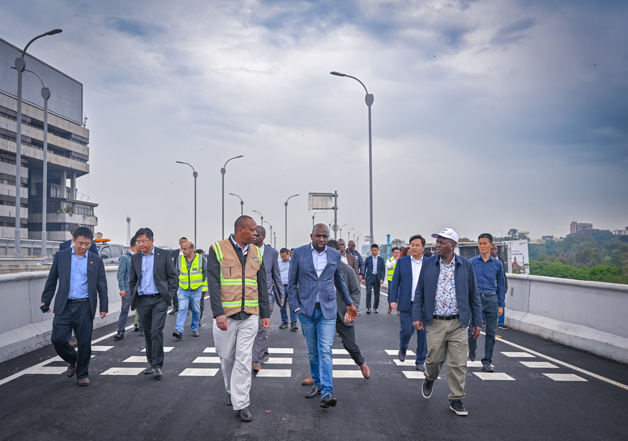 CS Murkomen Launches Nairobi Expressway Haile Selassie Exit Plaza
