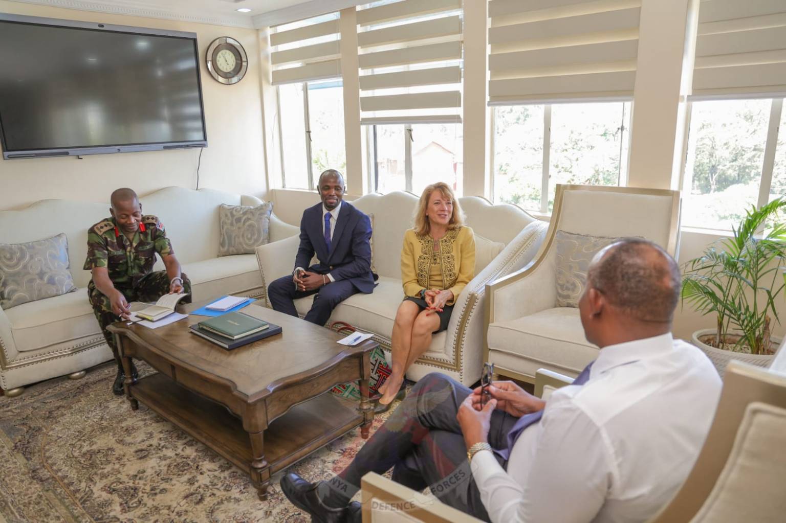 Defence CS Duale Hosts UN-WFP Boss at DoD
