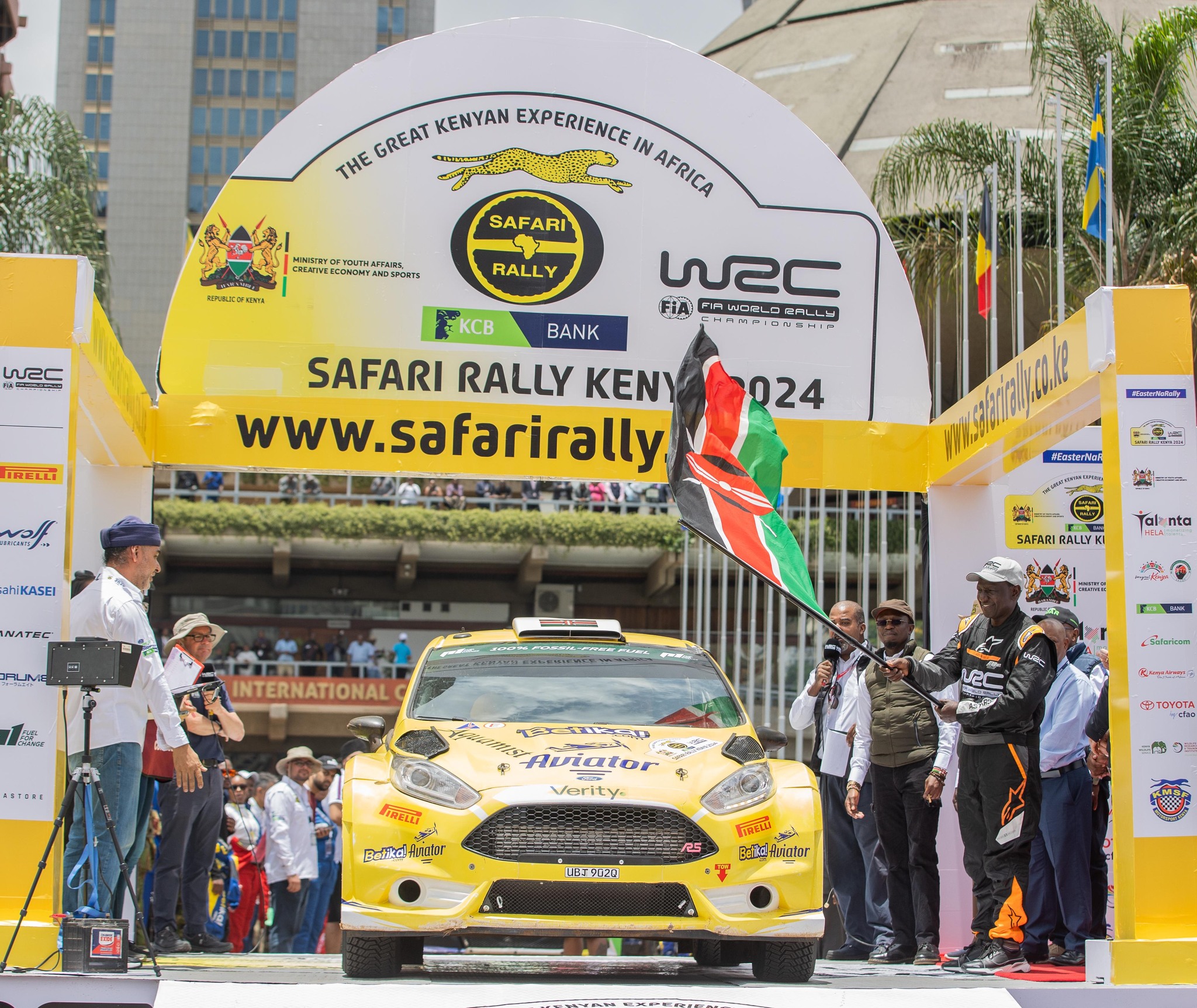 Ruto Launches WRC Safari Rally Kenya as Special Easter Gift