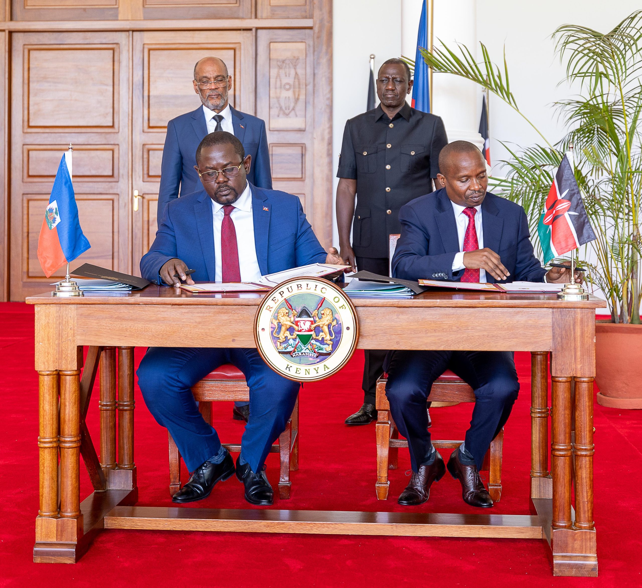 President Ruto, PM Ariel Henry Seal Deal for Police Deployment to Haiti